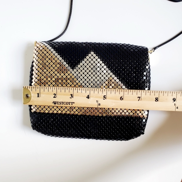 Vintage Aluminum Mesh Bag Structured Handbag 1950s - Picture 2 of 12